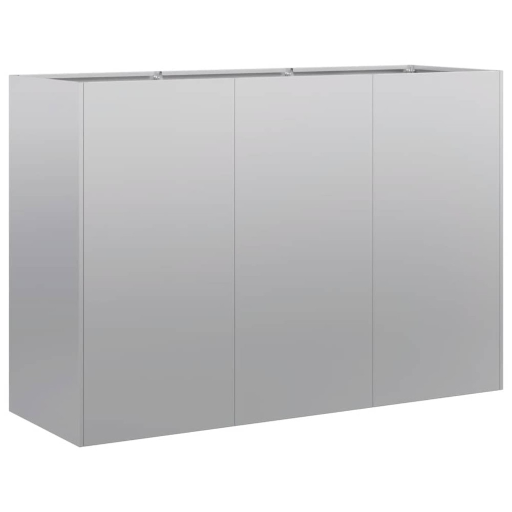 vidaXL Jardinieră 120x40x80 cm oțel galvanizat