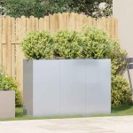 vidaXL Jardinieră 120x40x80 cm oțel galvanizat vidaXL Jardinieră 120x40x80 cm oțel galvanizat