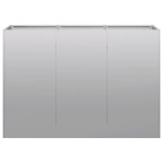 vidaXL Jardinieră 120x40x80 cm oțel galvanizat vidaXL Jardinieră 120x40x80 cm oțel galvanizat