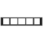 vidaXL Jardinier negru 200x40x80 cm Oțel laminat la rece