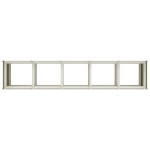 vidaXL Jardinier alb 200x40x80 cm Oțel laminat la rece