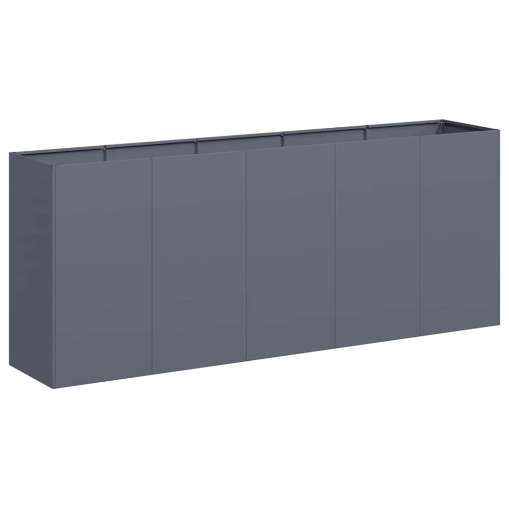 vidaXL Jardinieră Antracit 200x40x80 cm Oțel laminat la rece