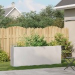 vidaXL Jardinieră 200x40x80 cm oțel inoxidabil