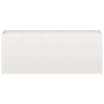 vidaXL Jardinieră 200x40x80 cm oțel inoxidabil