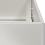 vidaXL Jardinieră 200x40x80 cm oțel inoxidabil