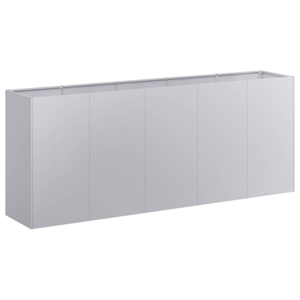 vidaXL Jardinieră 200x40x80 cm oțel galvanizat