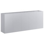 vidaXL Jardinieră 200x40x80 cm oțel galvanizat vidaXL Jardinieră 200x40x80 cm oțel galvanizat