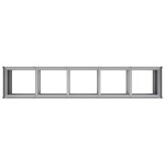 vidaXL Jardinieră 200x40x80 cm oțel galvanizat vidaXL Jardinieră 200x40x80 cm oțel galvanizat