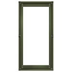 vidaXL Jardinieră verde măsline 40x80x40 cm oțel laminat la rece