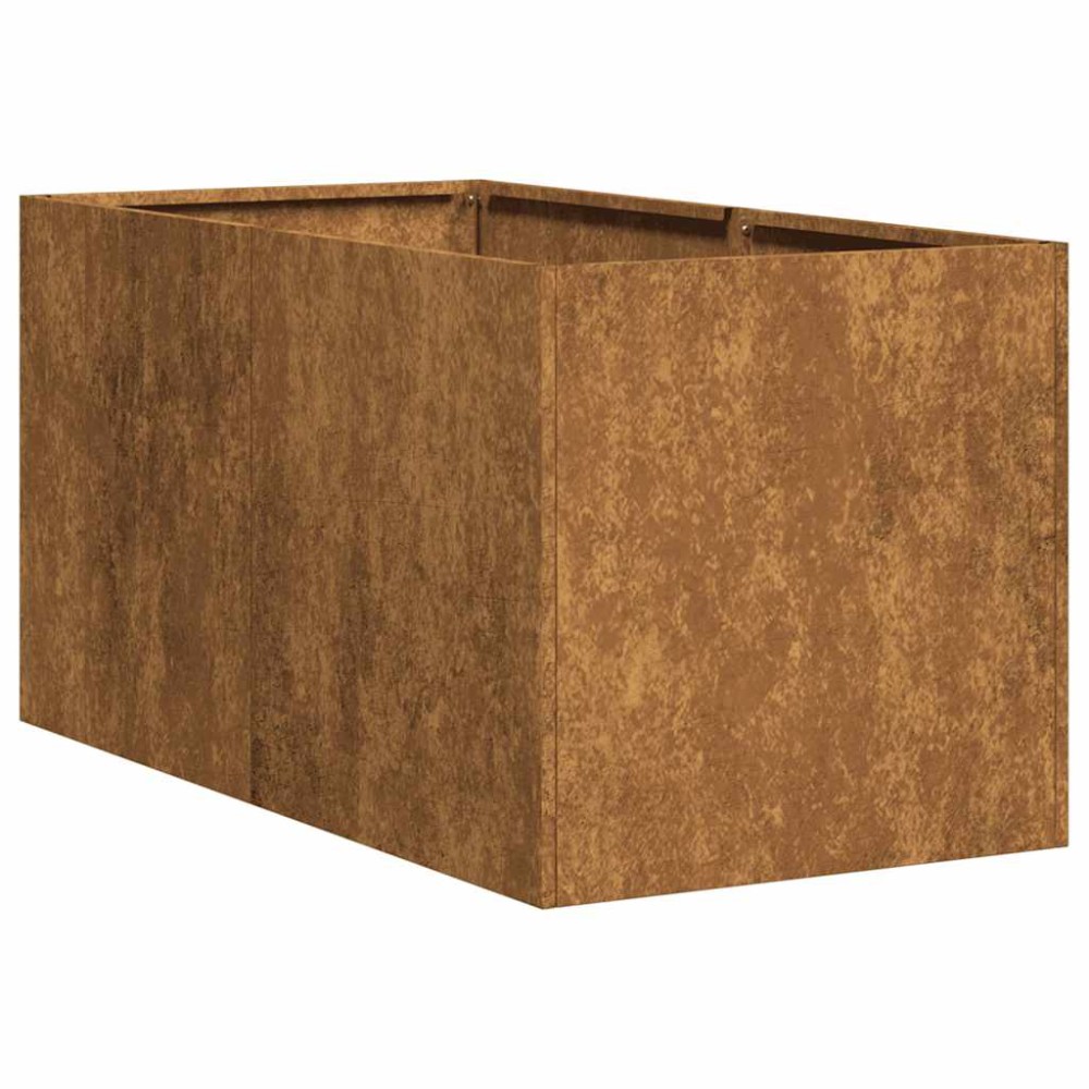 vidaXL Jardinieră Rusty 40x80x40 cm Oțel pentru intemperii