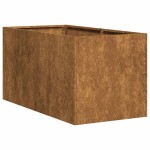 vidaXL Jardinieră Rusty 40x80x40 cm Oțel pentru intemperii
