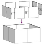 vidaXL Jardinieră alb 80x80x40 cm Oțel laminat la rece vidaXL Jardinieră alb 80x80x40 cm Oțel laminat la rece