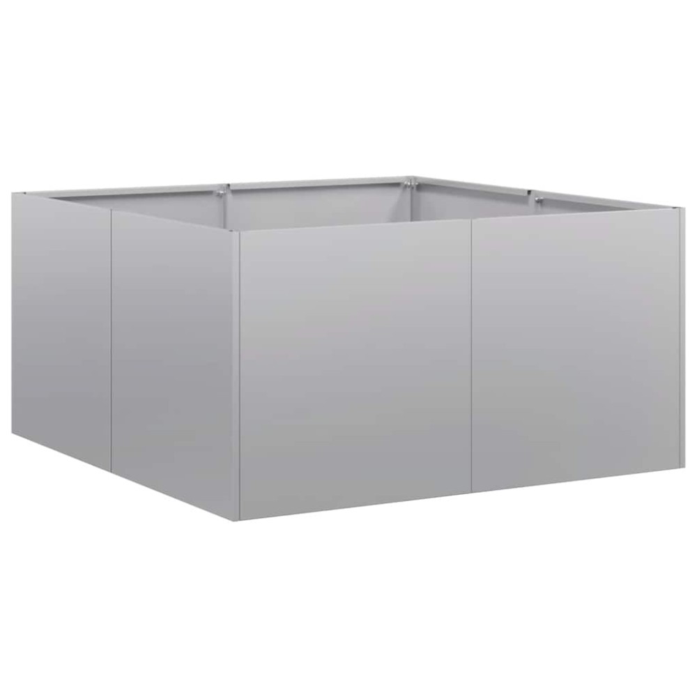 vidaXL Jardinieră 80x80x40 cm oțel galvanizat