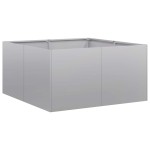 vidaXL Jardinieră 80x80x40 cm oțel galvanizat vidaXL Jardinieră 80x80x40 cm oțel galvanizat