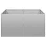 vidaXL Jardinieră 80x80x40 cm oțel galvanizat vidaXL Jardinieră 80x80x40 cm oțel galvanizat