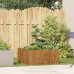 vidaXL Jardinieră Rusty 80x80x40 cm Oțel pentru intemperii vidaXL Jardinieră Rusty 80x80x40 cm Oțel pentru intemperii