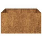 vidaXL Jardinieră Rusty 80x80x40 cm Oțel pentru intemperii vidaXL Jardinieră Rusty 80x80x40 cm Oțel pentru intemperii