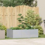 vidaXL Jardinieră 120x80x40 cm oțel galvanizat vidaXL Jardinieră 120x80x40 cm oțel galvanizat