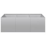 vidaXL Jardinieră 120x80x40 cm oțel galvanizat vidaXL Jardinieră 120x80x40 cm oțel galvanizat
