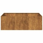 vidaXL Jardinieră Rusty 120x80x40 cm Oțel pentru intemperii vidaXL Jardinieră Rusty 120x80x40 cm Oțel pentru intemperii