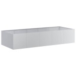 vidaXL Jardinieră 200x80x40 cm oțel galvanizat vidaXL Jardinieră 200x80x40 cm oțel galvanizat