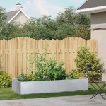 vidaXL Jardinieră 200x80x40 cm oțel galvanizat vidaXL Jardinieră 200x80x40 cm oțel galvanizat