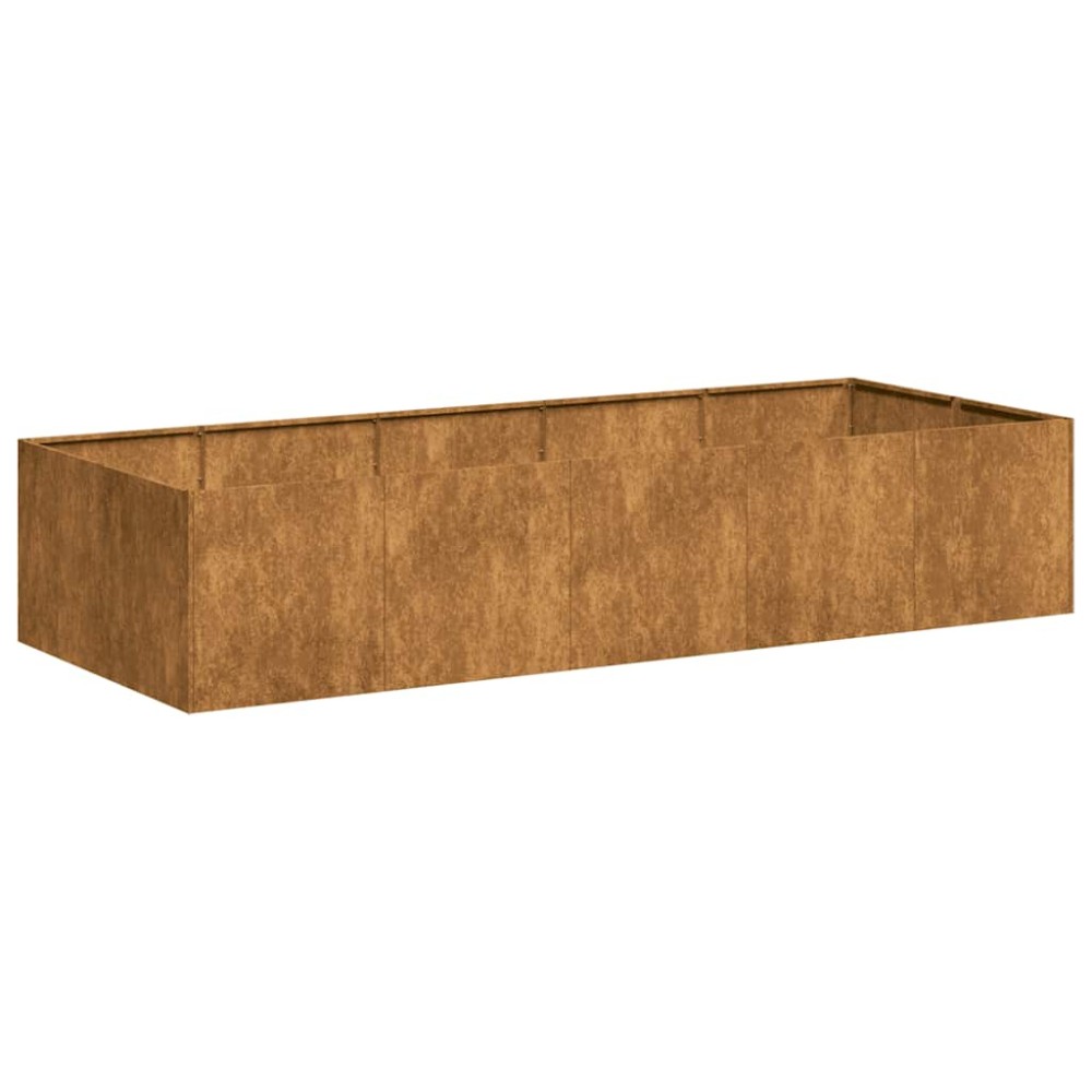 vidaXL Jardinieră Rusty 200x80x40 cm Oțel pentru intemperii