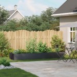 vidaXL Jardinieră Negru 280x80x40 cm Oțel vidaXL Jardinieră Negru 280x80x40 cm Oțel