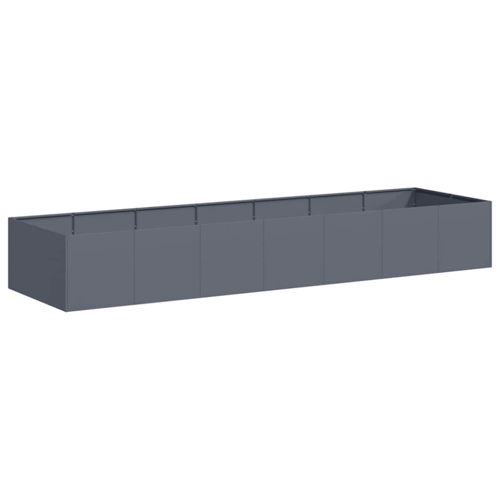 vidaXL Jardinieră Antracit 280x80x40 cm Oțel