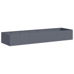 vidaXL Jardinieră Antracit 280x80x40 cm Oțel vidaXL Jardinieră Antracit 280x80x40 cm Oțel