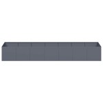 vidaXL Jardinieră Antracit 280x80x40 cm Oțel vidaXL Jardinieră Antracit 280x80x40 cm Oțel