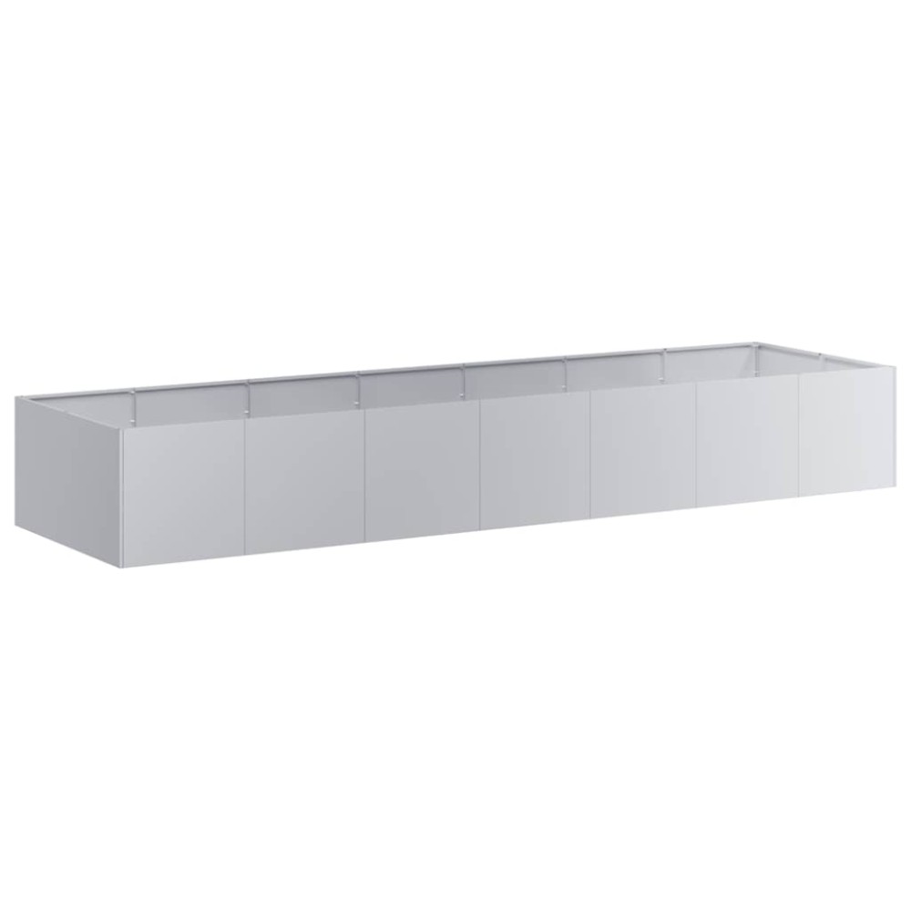 vidaXL Jardinieră 280x80x40 cm oțel galvanizat