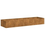 vidaXL Jardinieră Rusty 280x80x40 cm Oțel pentru intemperii