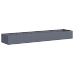 vidaXL Jardinieră Antracit 360x80x40 cm Oțel vidaXL Jardinieră Antracit 360x80x40 cm Oțel