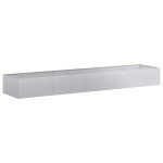 vidaXL Jardinieră 360x80x40 cm oțel galvanizat vidaXL Jardinieră 360x80x40 cm oțel galvanizat