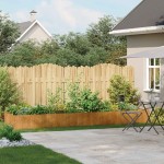 vidaXL Jardinieră Rusty 360x80x40 cm Oțel rezistent la intemperii vidaXL Jardinieră Rusty 360x80x40 cm Oțel rezistent la intemperii