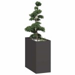 vidaXL Jardinieră Negru 40x80x80 cm Oțel vidaXL Jardinieră Negru 40x80x80 cm Oțel