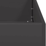vidaXL Jardinieră Negru 40x80x80 cm Oțel vidaXL Jardinieră Negru 40x80x80 cm Oțel