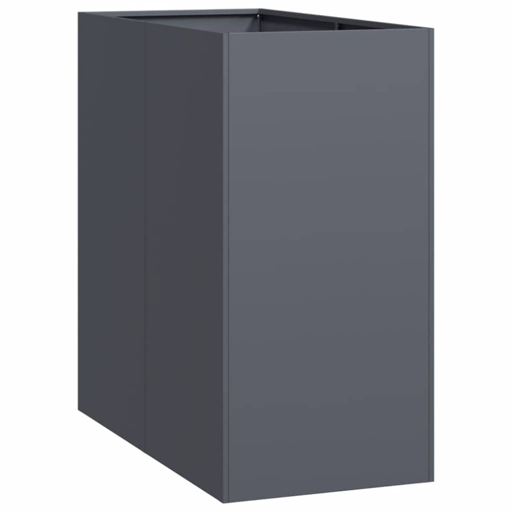 vidaXL Jardinieră Antracit 40x80x80 cm Oțel