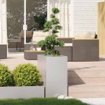 vidaXL Jardinieră 40x80x80 cm oțel inoxidabil vidaXL Jardinieră 40x80x80 cm oțel inoxidabil