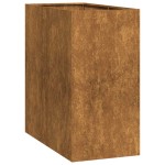 vidaXL Jardinieră Rusty 40x80x80 cm Oțel pentru intemperii vidaXL Jardinieră Rusty 40x80x80 cm Oțel pentru intemperii