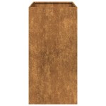 vidaXL Jardinieră Rusty 40x80x80 cm Oțel pentru intemperii vidaXL Jardinieră Rusty 40x80x80 cm Oțel pentru intemperii