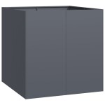 vidaXL Jardinieră Antracit 80x80x80 cm Oțel vidaXL Jardinieră Antracit 80x80x80 cm Oțel