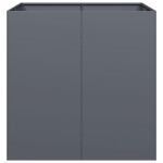 vidaXL Jardinieră Antracit 80x80x80 cm Oțel vidaXL Jardinieră Antracit 80x80x80 cm Oțel