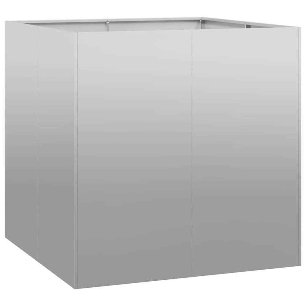 vidaXL Jardinieră 80x80x80 cm oțel galvanizat