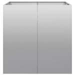 vidaXL Jardinieră 80x80x80 cm oțel galvanizat vidaXL Jardinieră 80x80x80 cm oțel galvanizat