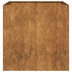 vidaXL Jardinieră Rusty 80x80x80 cm Oțel pentru intemperii vidaXL Jardinieră Rusty 80x80x80 cm Oțel pentru intemperii