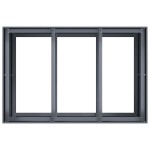 vidaXL Jardinieră, antracit, 120x80x80 cm, oțel vidaXL Jardinieră, antracit, 120x80x80 cm, oțel