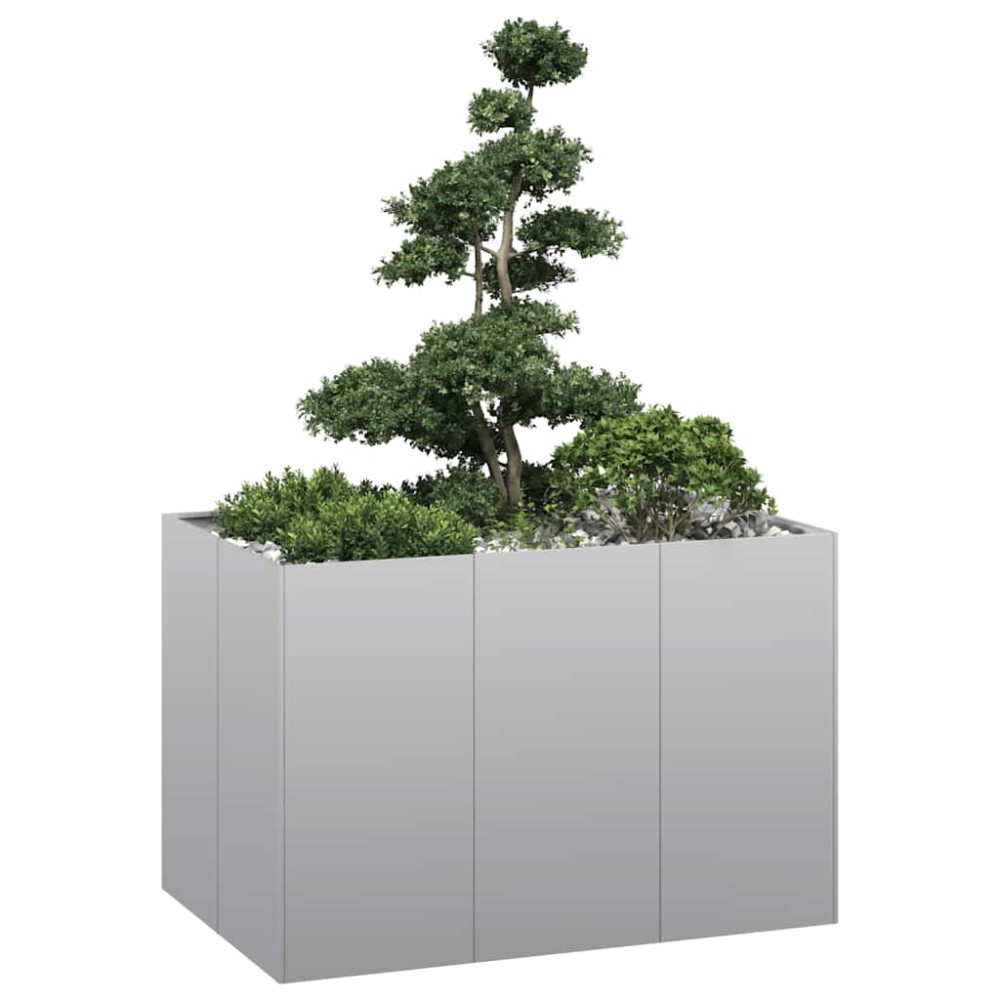 vidaXL Jardinieră 120x80x80 cm oțel galvanizat