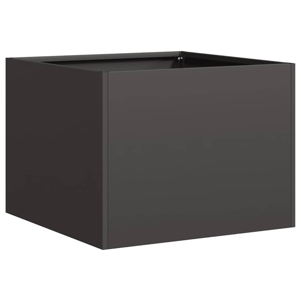 vidaXL Jardinieră Negru 40x40x30 cm Oțel